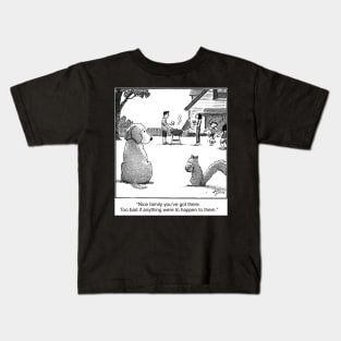 Friendly threat Kids T-Shirt